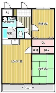 サンセール森【2階】の間取り