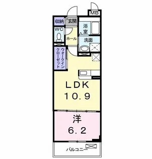 グランド・サン・フローラM【3階】の間取り