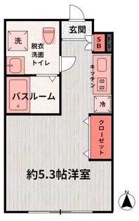 ロータス練馬【3階】の間取り