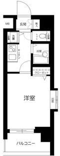 トーシンフェニックス芝アストラーレ【2階】の間取り