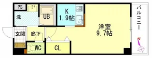 グローリ【5階】の間取り