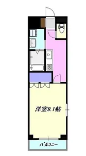 メゾンドコア2番館【1階】の間取り