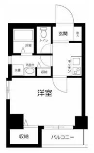 ローズマンションミヤハラ【6階】の間取り