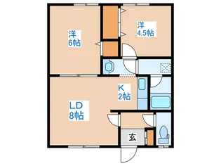 山田マンション【2階】の間取り