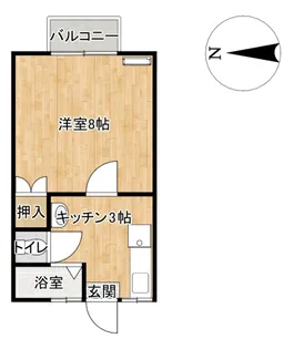 ハイツ華わかば【2階】の間取り