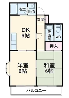 シティパル【2階】の間取り