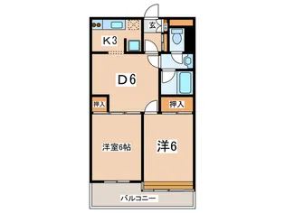 ブランシェ善行【5階】の間取り