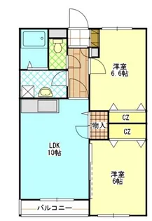 オーキットマンション【2階】の間取り