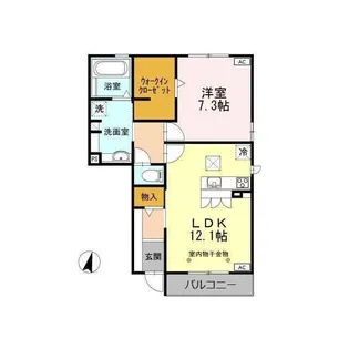 Notre Maison III・V【1階】の間取り