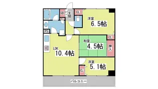 ワコーレ六甲渓桜館【5階】の間取り