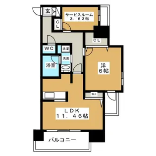 Kamiya Bldg 東桜【2階】の間取り
