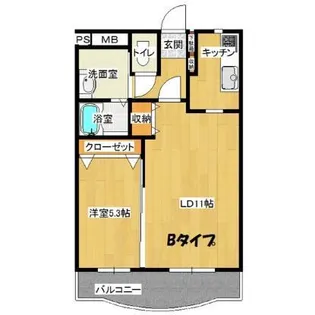 ポラリス【3階】の間取り