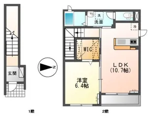 フェアリー大前【2階】の間取り