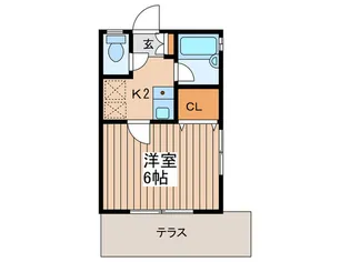 グランローザ上北沢【1階】の間取り