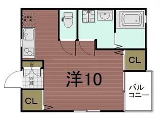 メゾングランデ下阪本【2階】の間取り