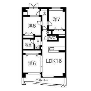 EAGLE宰都弐番館【5階】の間取り