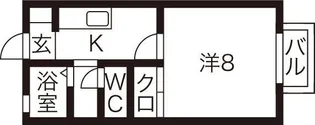 クラベール【2階】の間取り