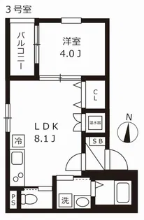 バズ北巽【1階】の間取り