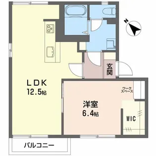 フレグランスForever B【2階】の間取り