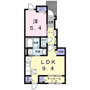 タマテック大町【1階】の間取り
