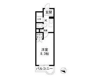 メゾン南多摩【1】【5階】の間取り