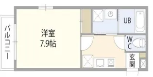 ルテナント秋山【3階】の間取り
