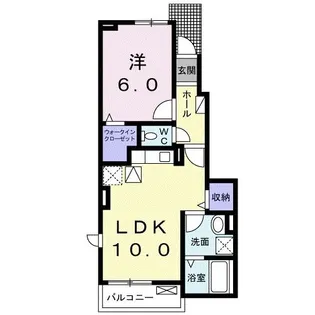 ミルト ミッテ【1階】の間取り