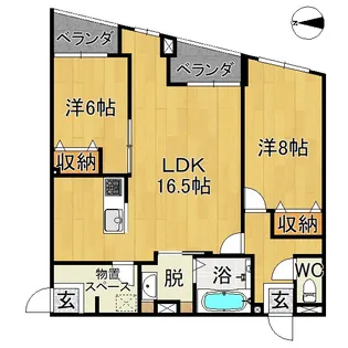 扶岳ビル【3階】の間取り