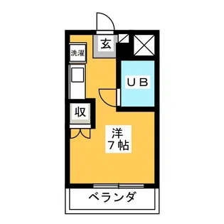 アーバンハイム江渡【6階】の間取り