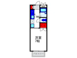 モデラートナオ【2階】の間取り