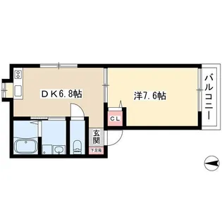 エクセレント日吉【3階】の間取り