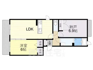 シャーメゾン下中条【3階】の間取り