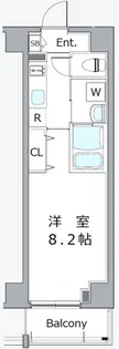 クレヴィスタ門前仲町グラン【5階】の間取り