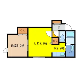 BELLE CASA【2階】の間取り