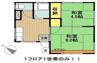 吉野アパート【2階】の間取り