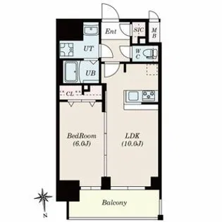 RICHED OR古出来(旧S-RESIDENCE古出来一丁目)【7階】の間取り
