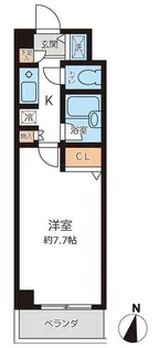 CITY SPIRE 国分寺【4階】の間取り