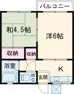 ピノパナハイツ【2階】の間取り