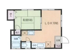 グリーンハイツ【1階】の間取り