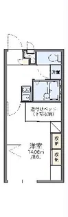 レオパレスサングリーン【2階】の間取り