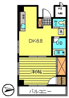 サンウッド5【4階】の間取り