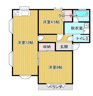 パークコート欅A【1階】の間取り