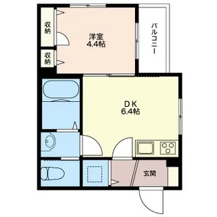 湘南UOU(ショウナンウオウ)(3F)【3階】の間取り