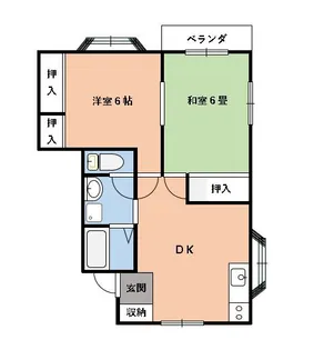 ピアハイム【2階】の間取り