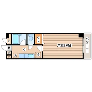 グレイスハイツ山手町【3階】の間取り