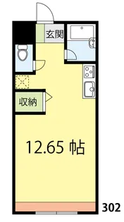 フェニーチェアムズ111【3階】の間取り
