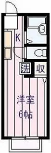 東京都世田谷区南烏山2【アパート】の間取り