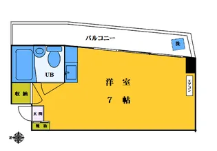 東伸マンション【2階】の間取り