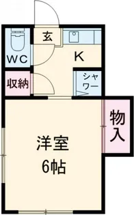 星野荘【2階】の間取り