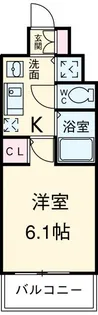 プレサンス名古屋STATIONアブソリュート【6階】の間取り